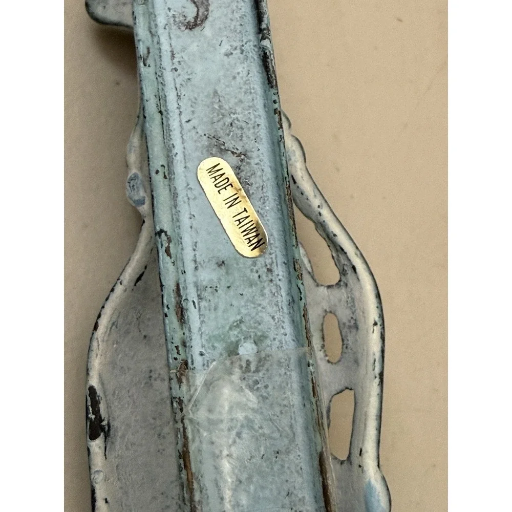 Vintage  Cast Iron Golf Bag w/ Clubs Door Knocker rusty‎ color patina